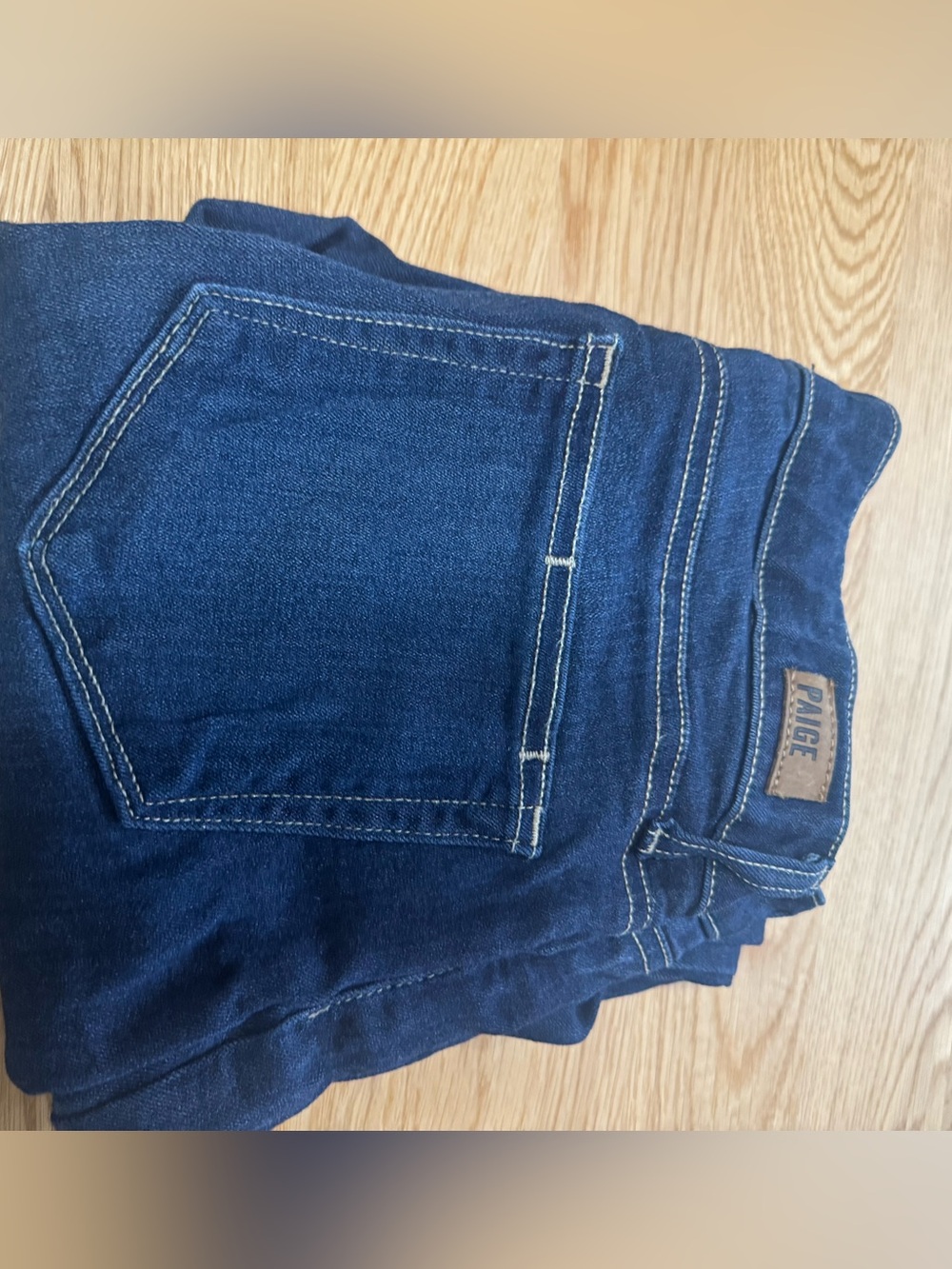 PAIGE Hoxton Ankle Dark Blue Denim Jeans